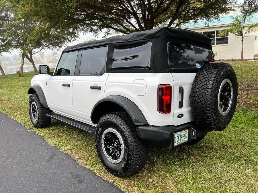 Standard Smoked Sidemarker Overlays (Front and Rear) For 2021+ Bronco (w/ Halogen Taillights)