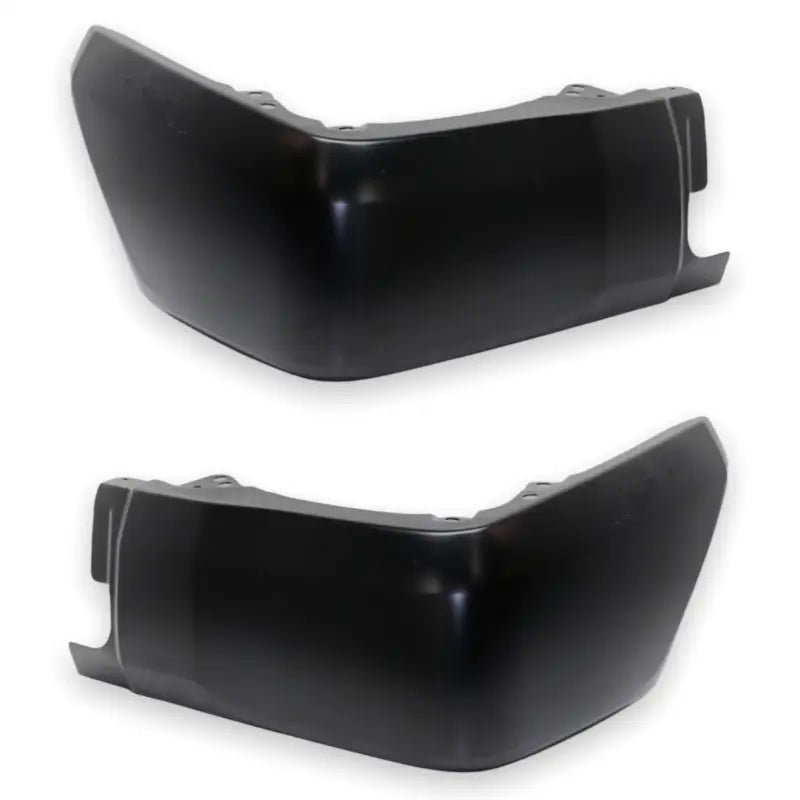 Pair of black bumper corners for Toyota Tundra chrome bumper caps replacement