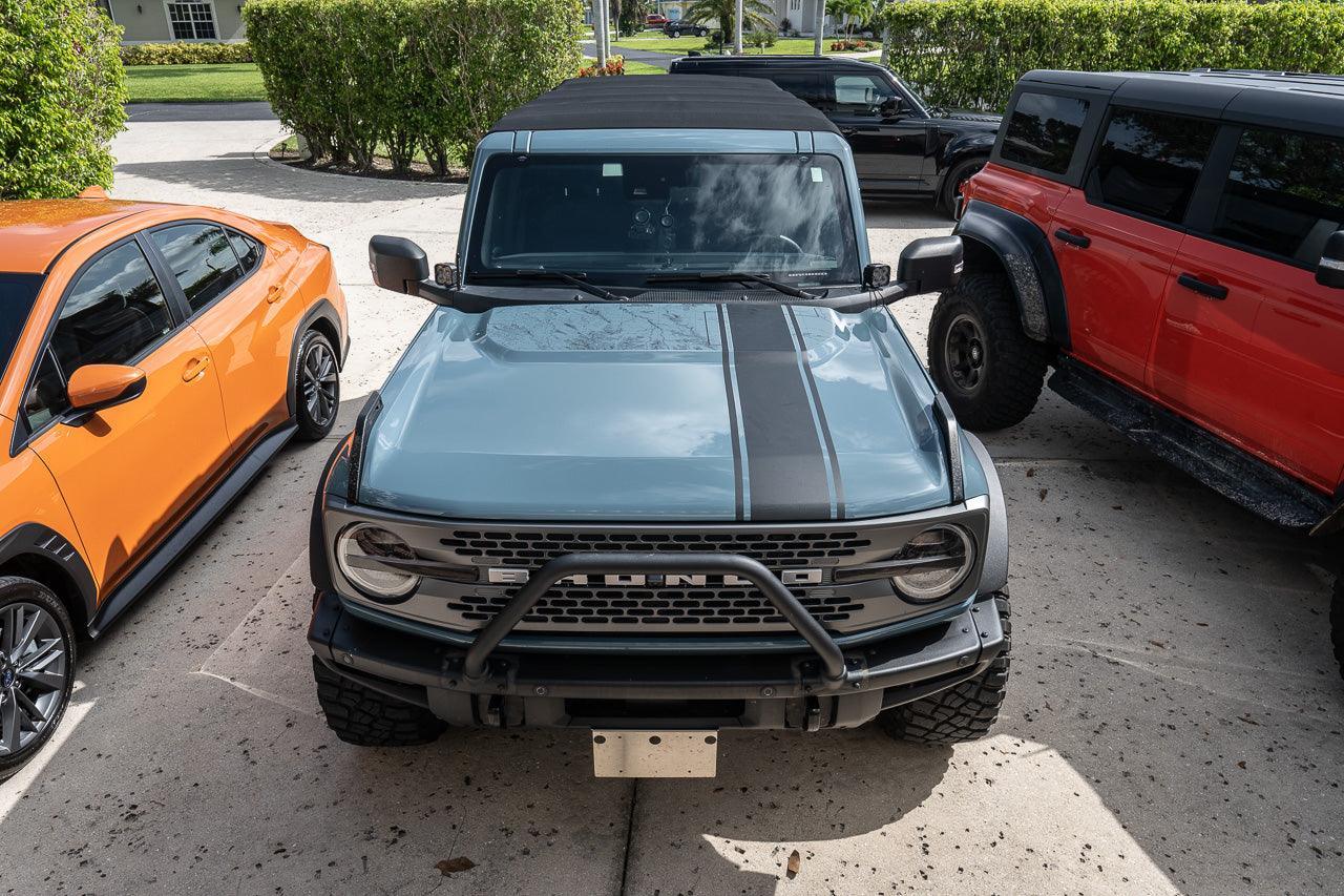 Stealth Clear Badlands Topographic Map Hood Overlay For 2021+ Bronco
