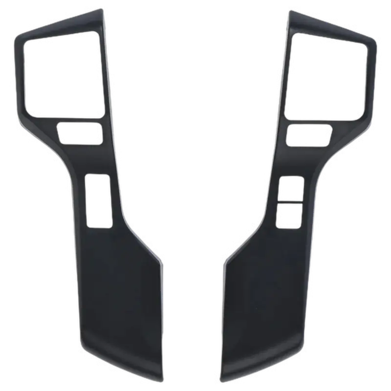 Matte black steering wheel blackout surround inserts for 2016-2023 Toyota Tacoma, designed for a stylish upgrade.