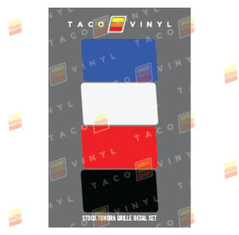 Stock Grille Decals For Tundra