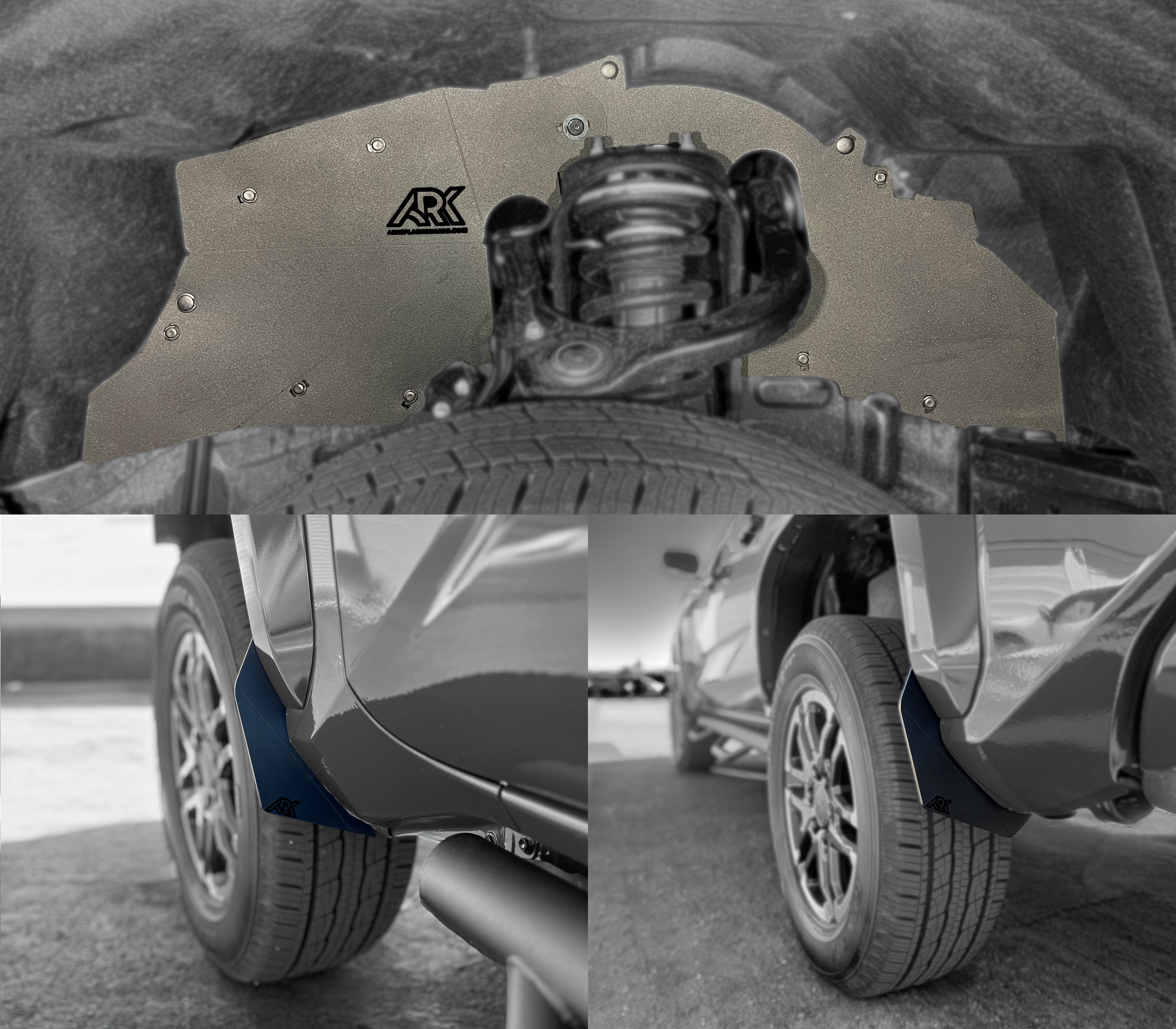 TriXpoly Splash Guards & Mudflap Micros For 2024+ Toyota Tacoma