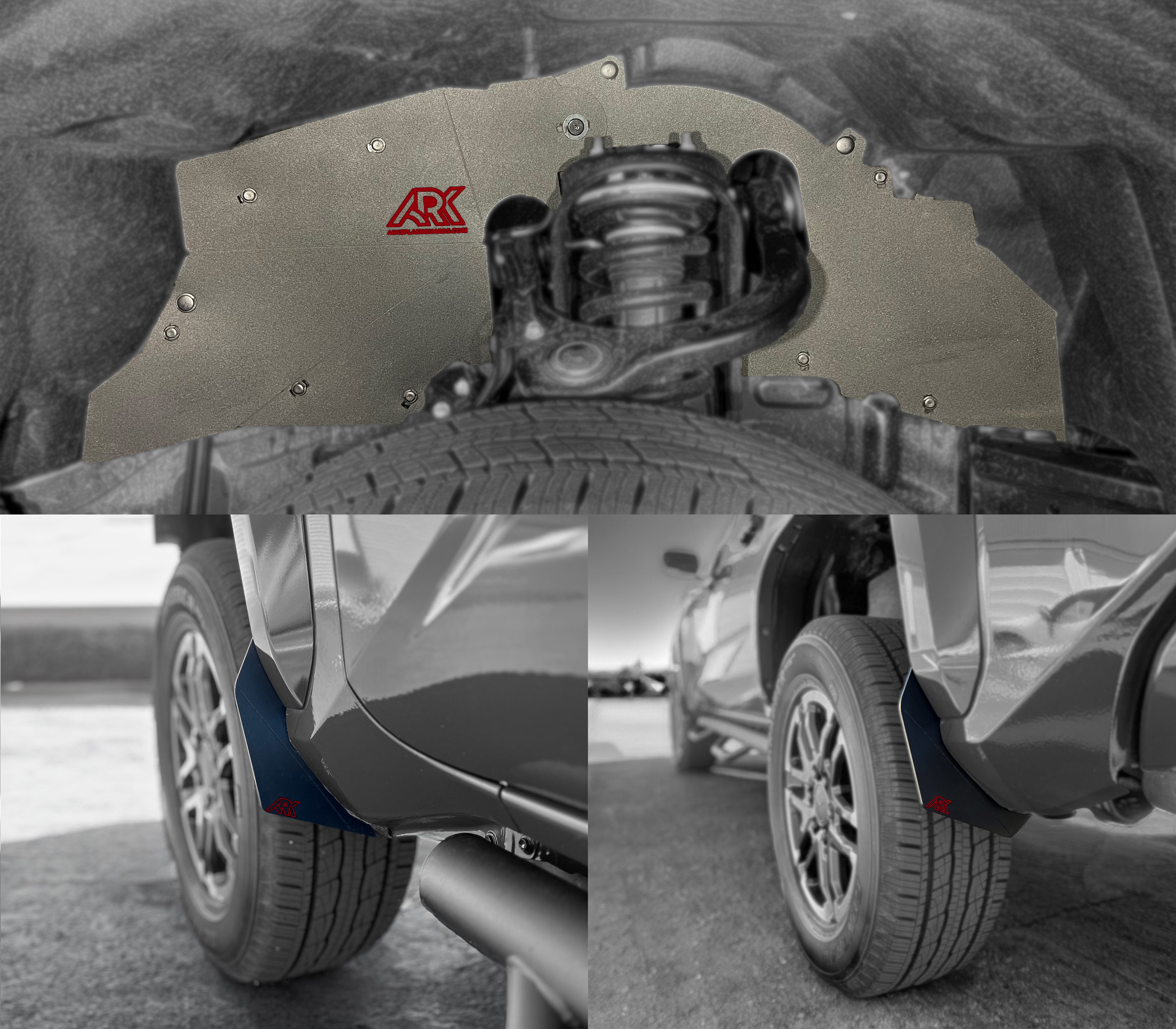 TriXpoly Splash Guards & Mudflap Micros For 2024+ Toyota Tacoma