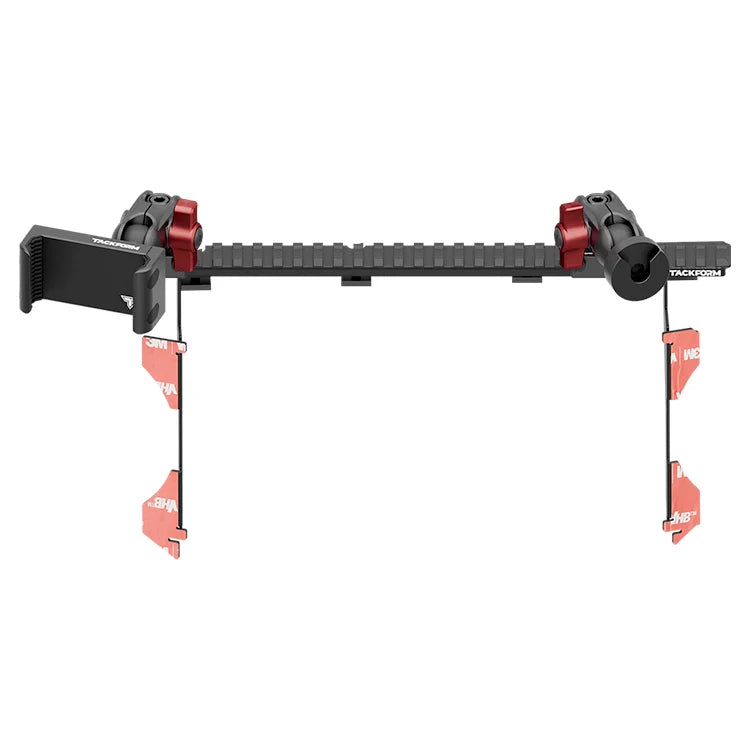 Dash Mount For 2016-2023 Toyota Tacoma Tackform Assault Track Picatinny Dash Bracket With 20LITE Phone Holder & CB Microphone Holder