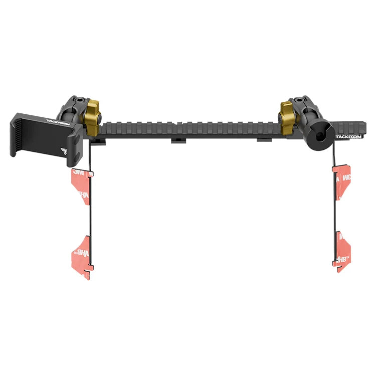 Dash Mount For 2016-2023 Toyota Tacoma Tackform Assault Track Picatinny Dash Bracket With 20LITE Phone Holder & CB Microphone Holder