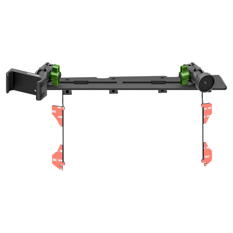 Dash Mount For 2016-2023 Toyota Tacoma Tackform Slim Track Dash Bracket With 20LITE Phone & Midland Magnetic CB Radio Mic Mounts