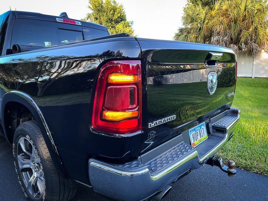 Tail Light Overlays For 2019-2022 RAM 1500 (w/ Blind Spot and Cross Path Detection)