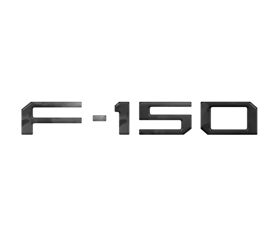 Black F-150 emblem tailgate applique for 2021-2024 Ford F-150 Raptor/King Ranch/Platinum limited