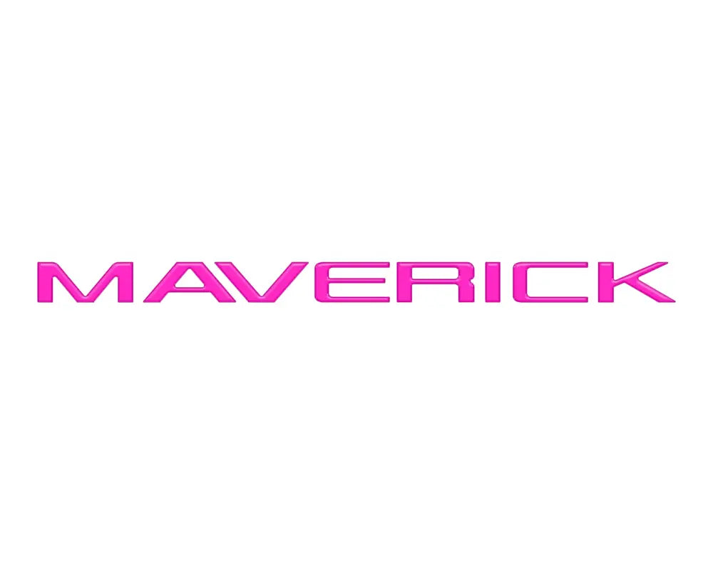 Pink Maverick tailgate letter inserts for Ford Maverick 2022-2024 rear customization