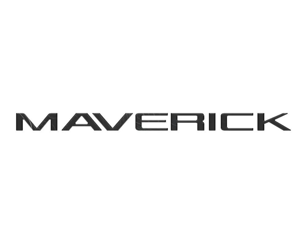 Maverick lettering displayed on tailgate letter inserts for 2022-2024 Ford Maverick