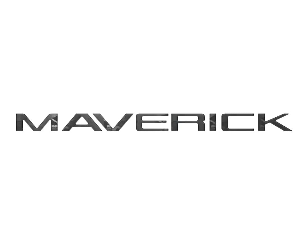 Camouflage pattern Maverick tailgate letter inserts for 2022-2024 Ford Maverick