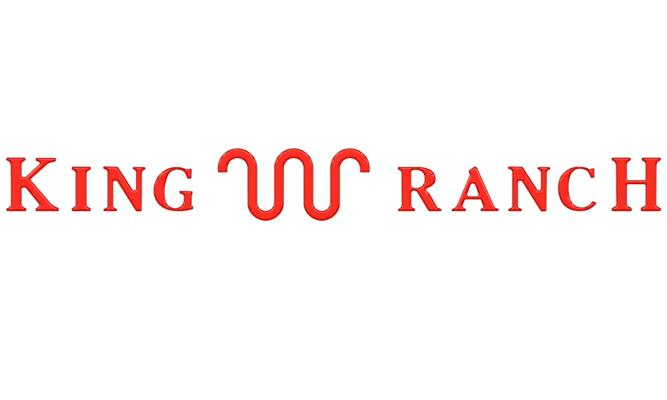 Red King Ranch logo tailgate letter inserts for 2023-2024 Ford Super Duty King Ranch