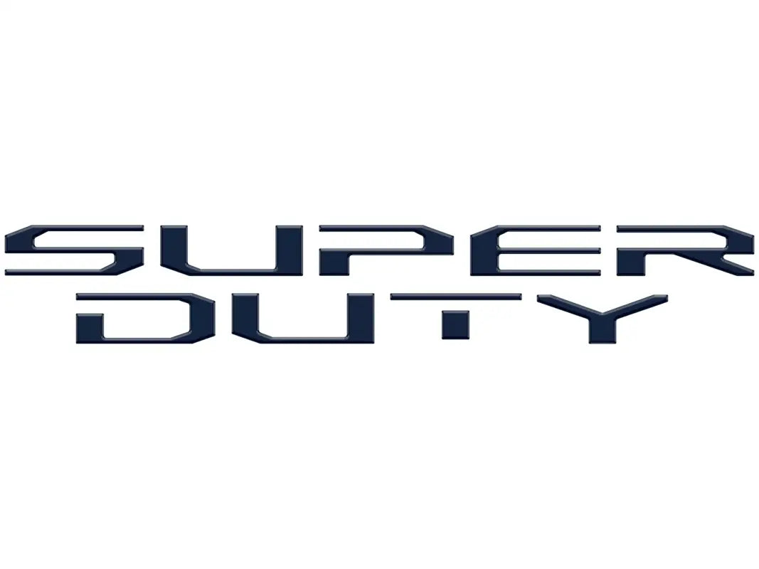 Super Duty tailgate letter inserts for Ford Super Duty 2023-2024 pickup truck
