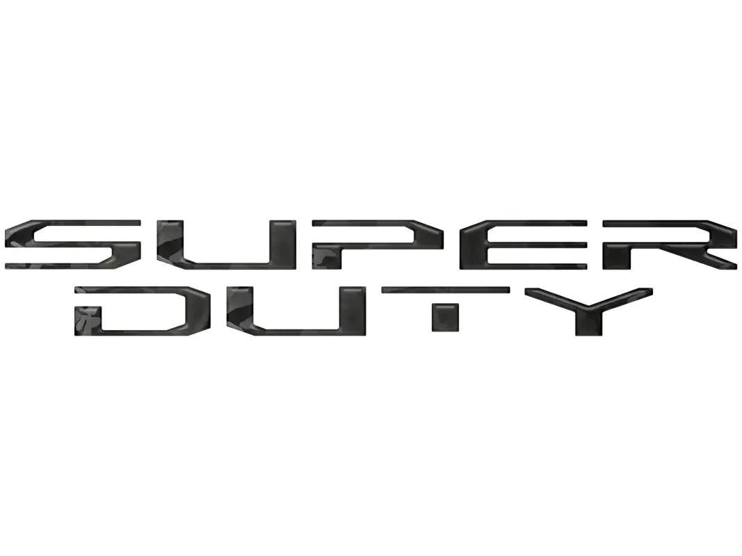 Super Duty tailgate letter inserts for 2023-2024 Ford Super Duty trucks