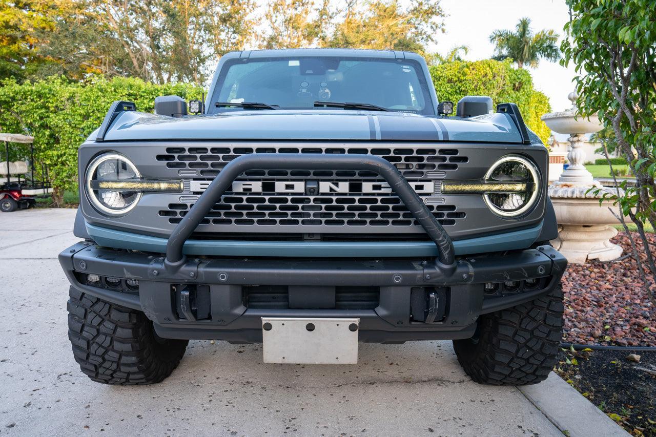 Topo Signature DRL Bar Overlays (Printed Series) For 2021+ Bronco (Signature Headlights)