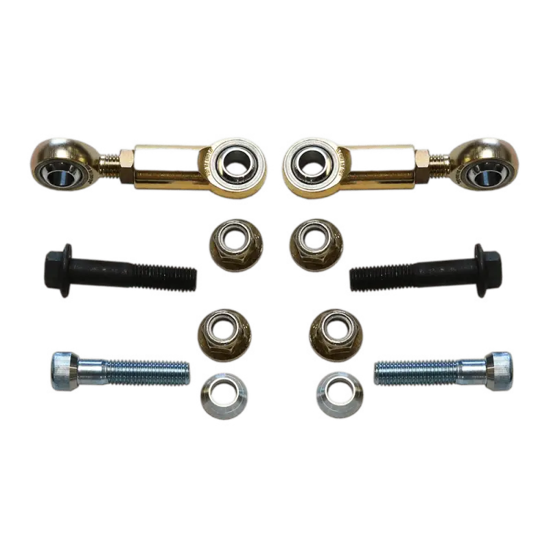 Total Chaos Sway Bar Kit for Tundra 07-21 featuring heim joints, 14mm links, and Grade 8 hardware for improved cornering and stability.