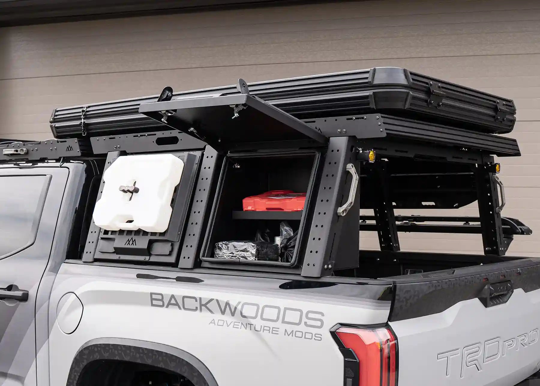 Overland Bed Rack Storage Box For Toyota Tundra