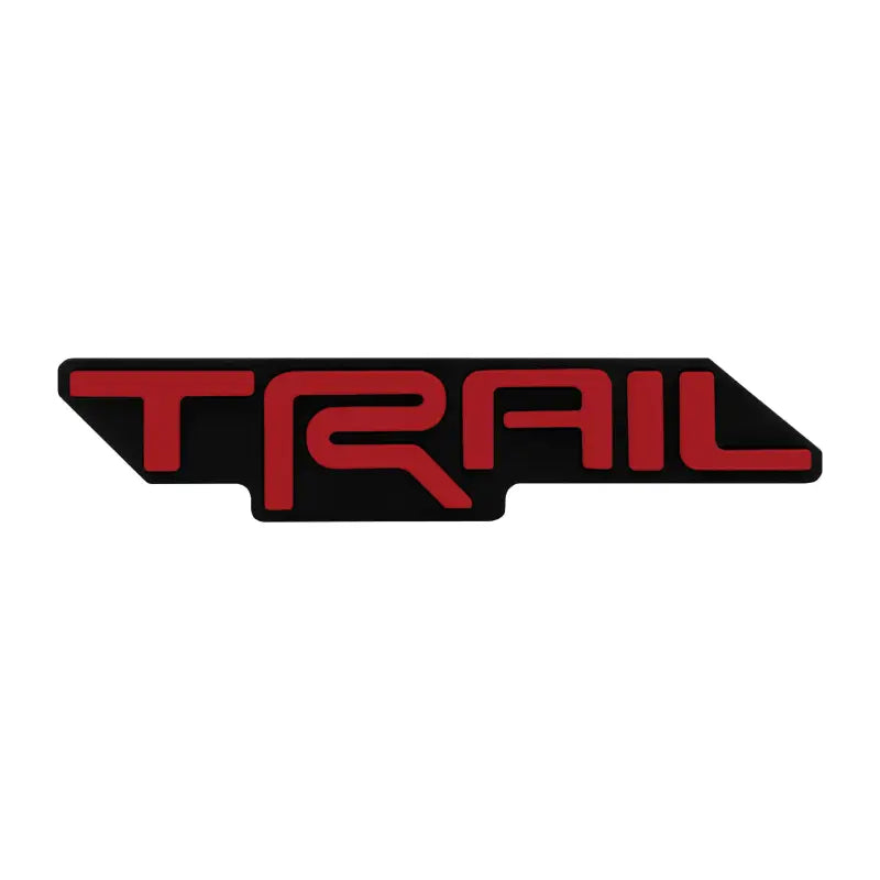 Trail Grille Badge - Red (TRD Red) - Accessories