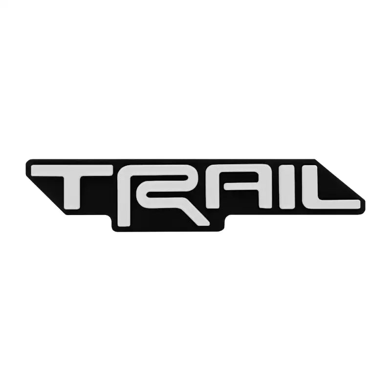 Trail Grille Badge - White (040) - Accessories