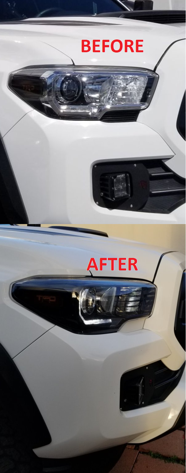 Headlight Trim Plates for - For 16-23 Tacoma