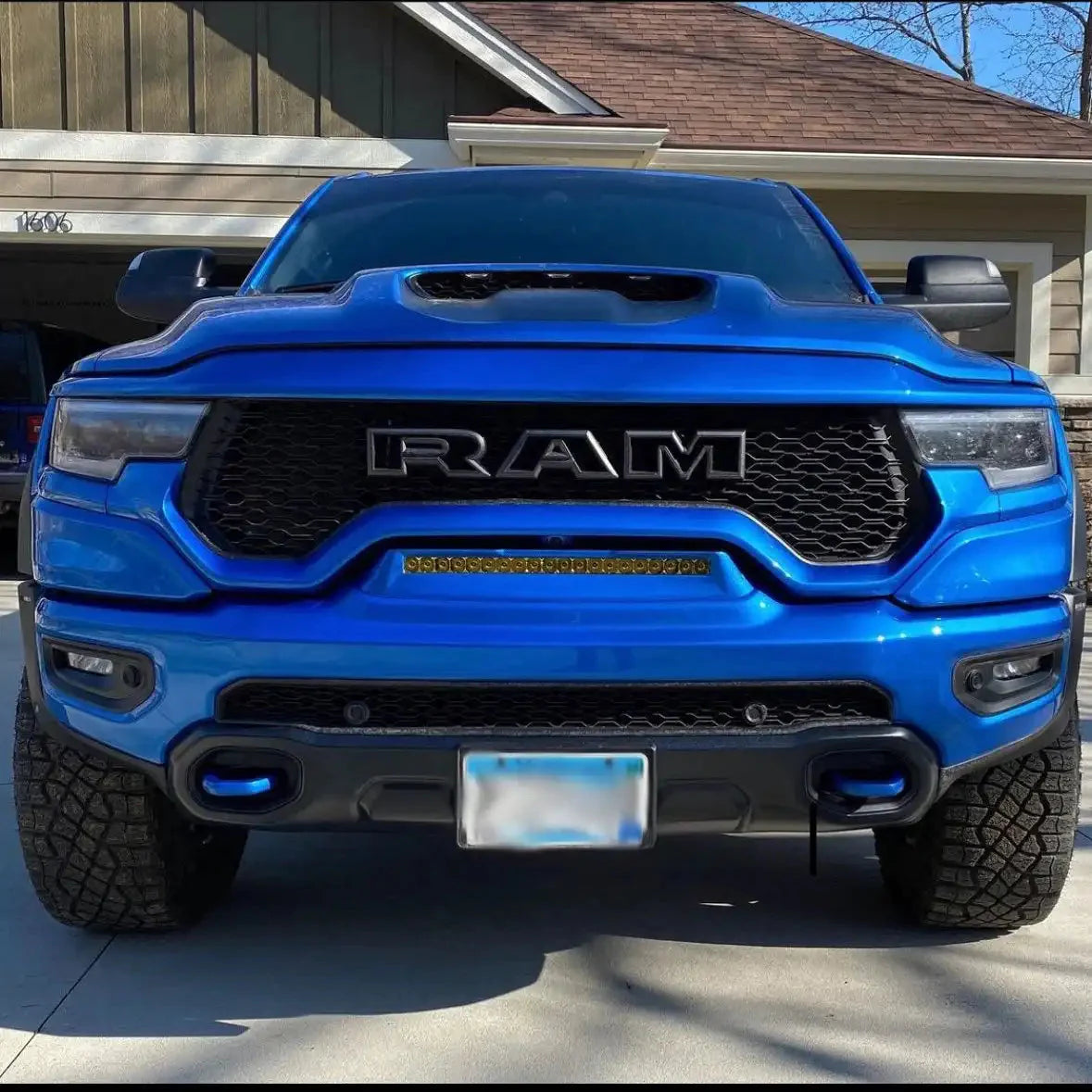 Front Bumper Flush LED Light Bar For 2019-2025 RAM Rebel/TRX/RHO | 100W 12,000 Lumens