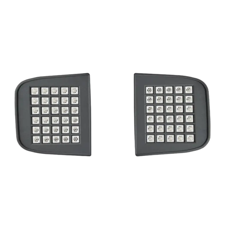 Ultimate Map Lights for Tacoma 05-15 with white LED panels, offering enhanced brightness and a sleek design for interior lighting.