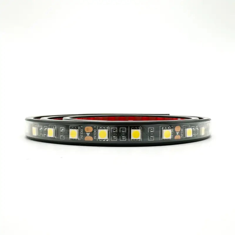 Close-up of the 40-inch LED strip from the under hood LED light kit, featuring durable construction and bright LED bulbs.