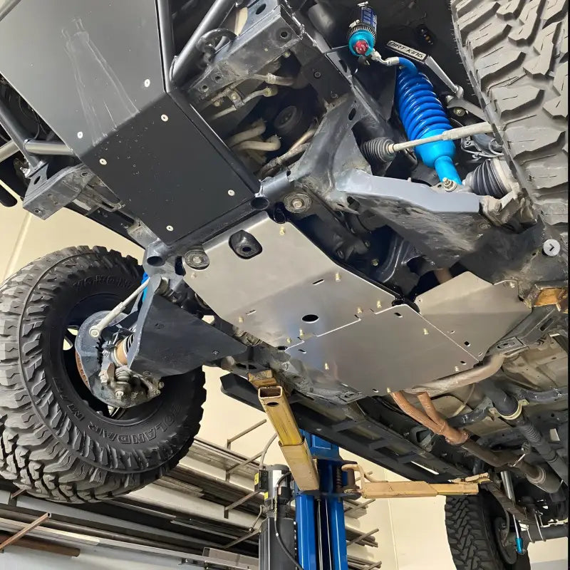3rd Gen Tacoma Underbelly Skid PlateOur 3rd gen Tacoma underbelly skid plate was designed to offer the protection your Tacoma needs in the dirt and on the road. What does this mean? Just like our bumpe3rd Gen Tacoma Underbelly Skid Plate