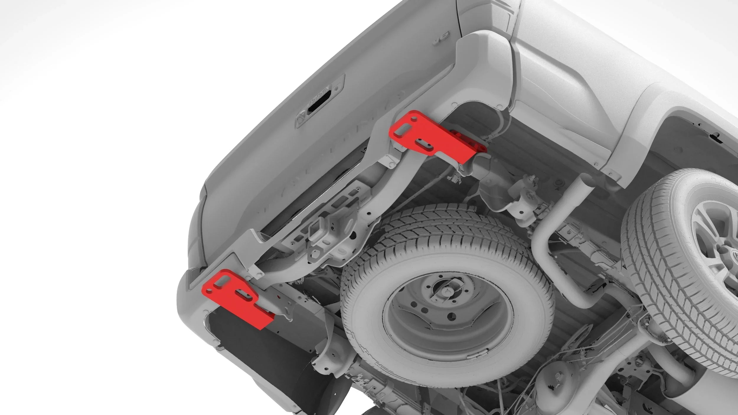NYTOP Rear Recovery Points For 2016-2023 Toyota Tacoma