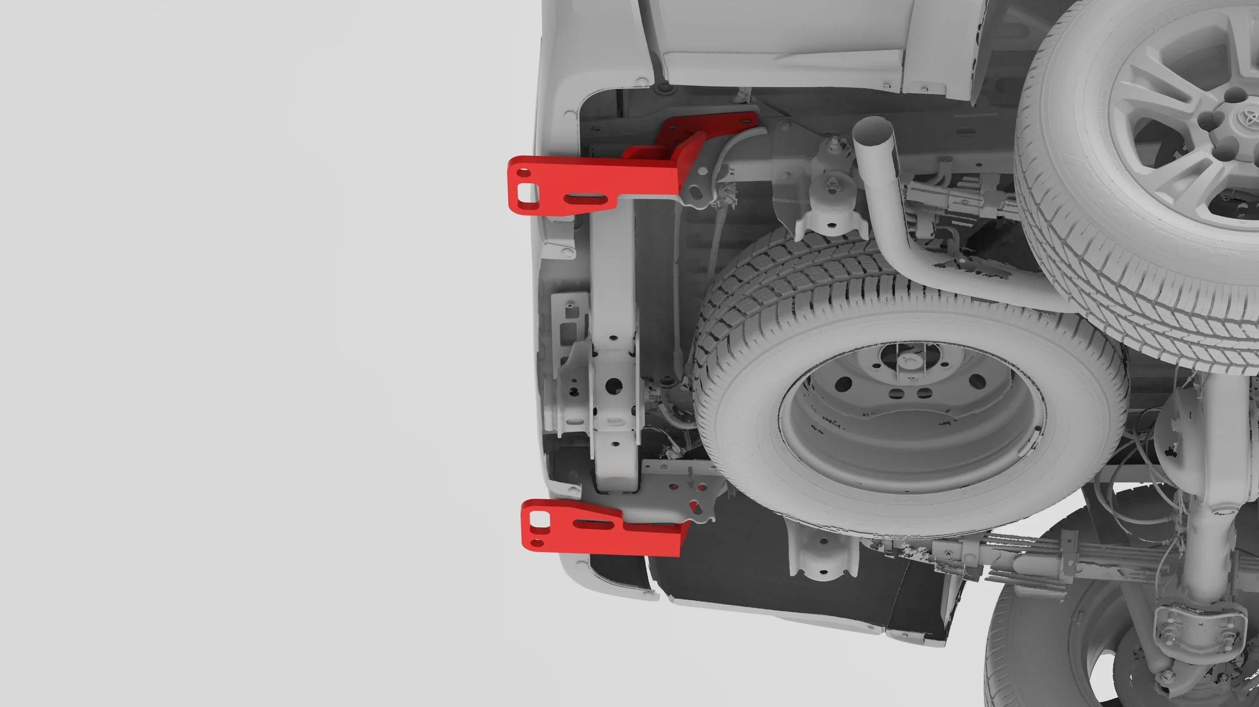 NYTOP Rear Recovery Points For 2016-2023 Toyota Tacoma