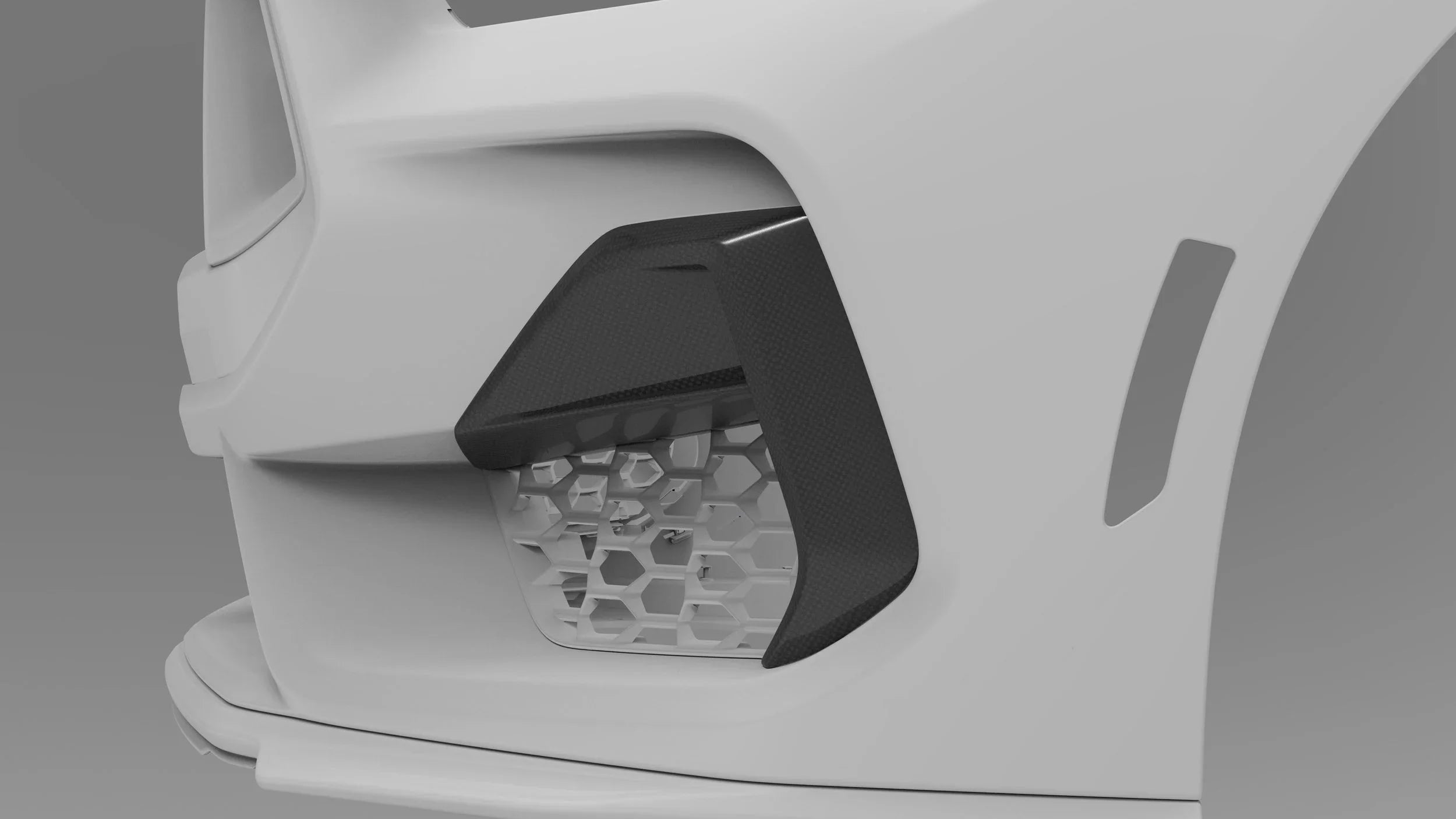 NYTOP Dry Carbon Side Grille Trim Cover For 2024-Current Ford Mustang GT