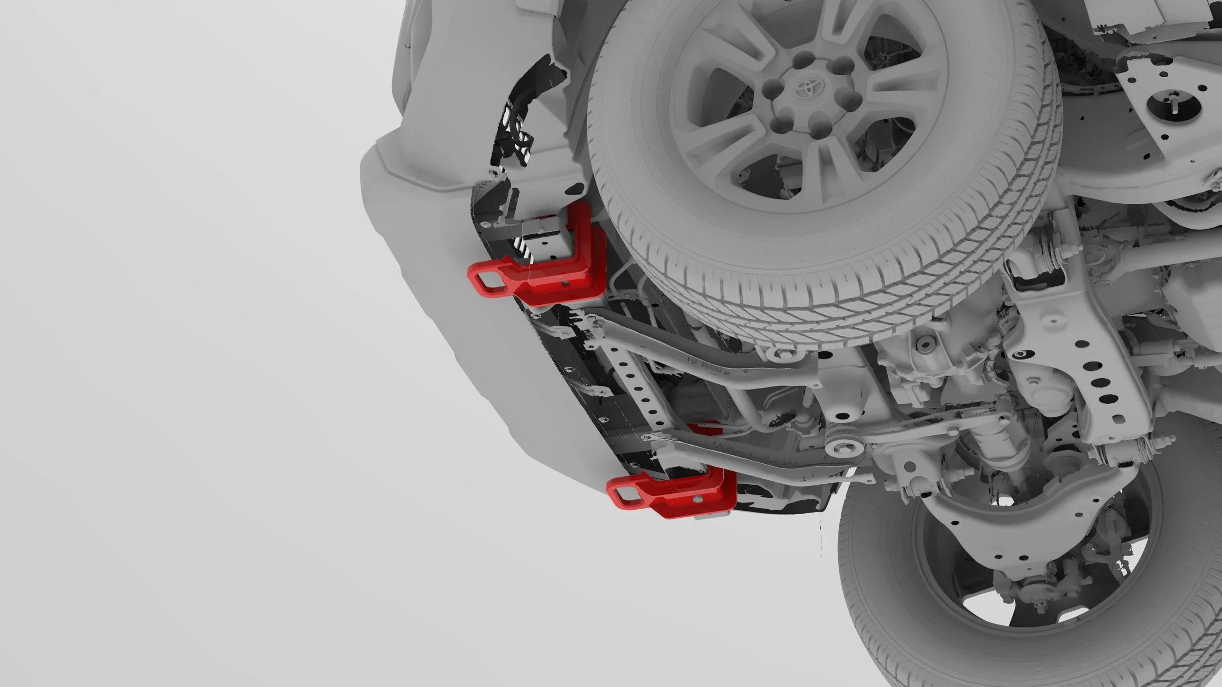 NYTOP Front Recovery Points For 2016-2023 Toyota Tacoma