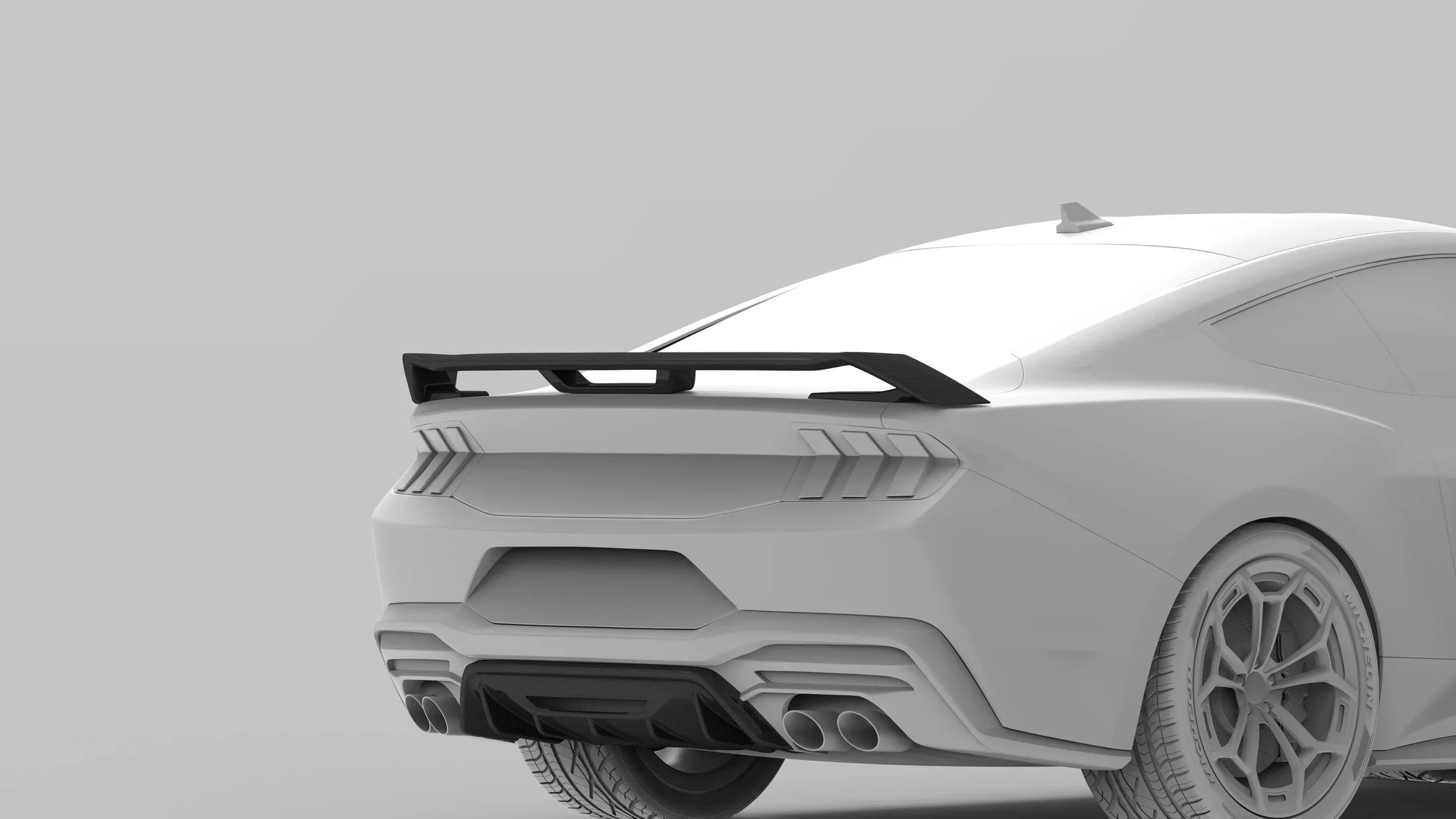 NYTOP Carbon Fiber Performance Pack Wing For 2024-Current Ford Mustang