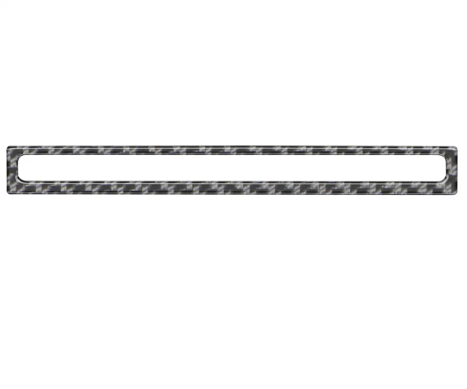 Carbon fiber-style upper radio display accent trim designed for 2014-2024 Toyota 4Runner, shown as a standalone product.