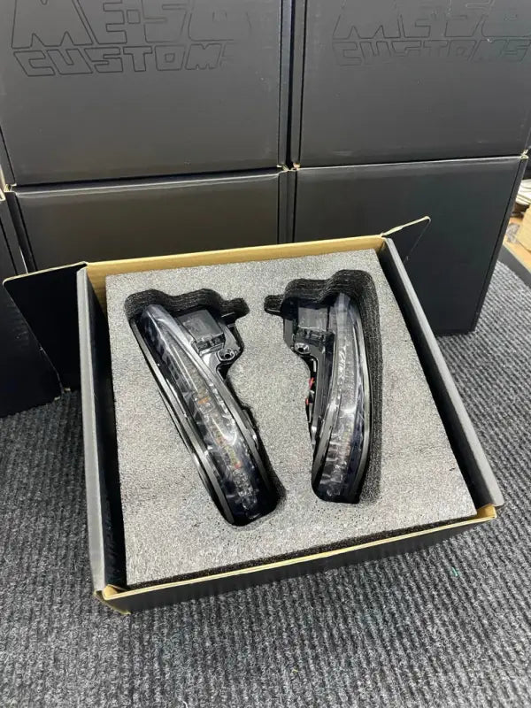 V5 Switchback Signals for 16-23 Tacoma packaged in foam-lined box, ensuring safe delivery and premium presentation.