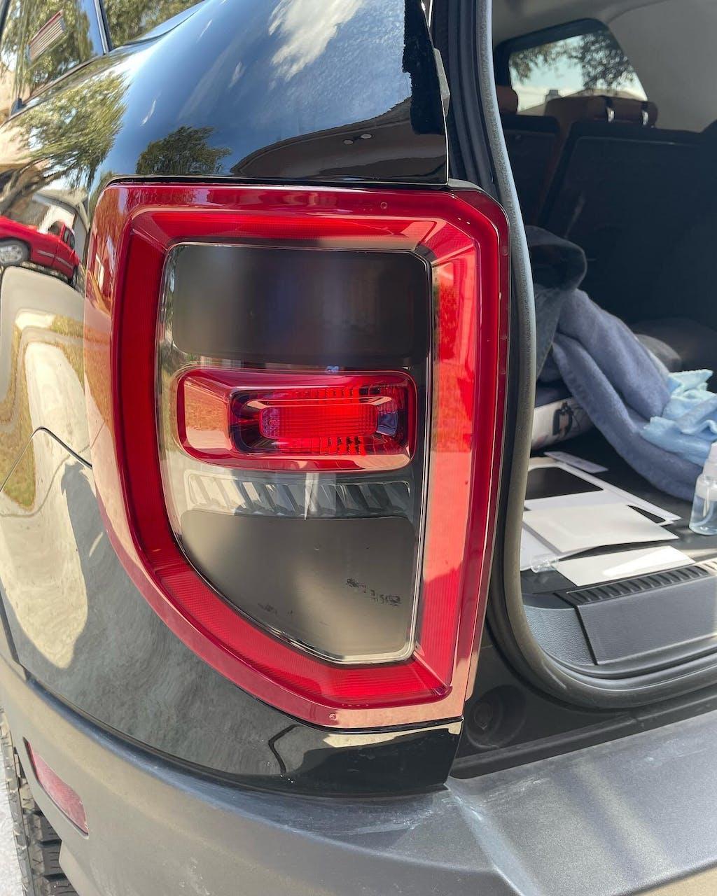 Version 1 Tail Light Overlays For 2021+ Bronco Sport