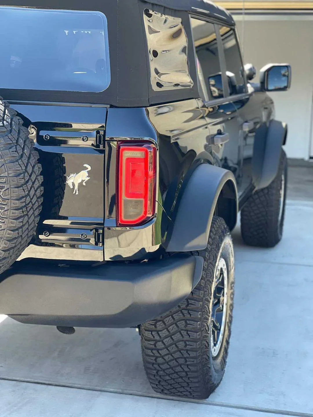 Version 1H Tail Light Overlays For 2021+ Bronco (w/ Halogen Taillights)