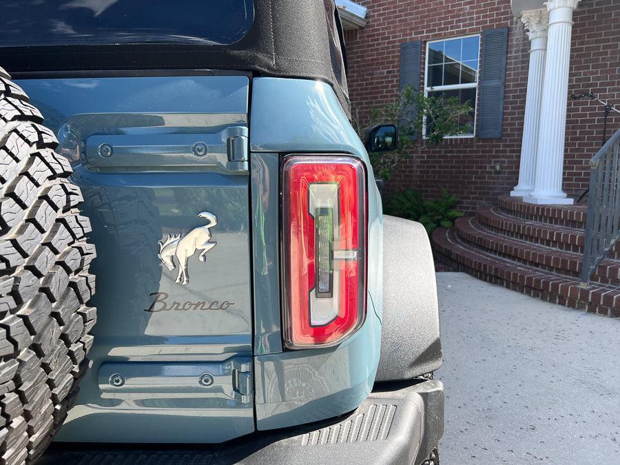 Version 1L Tail Light Overlays For 2021+ Bronco (w/ LED Taillights)