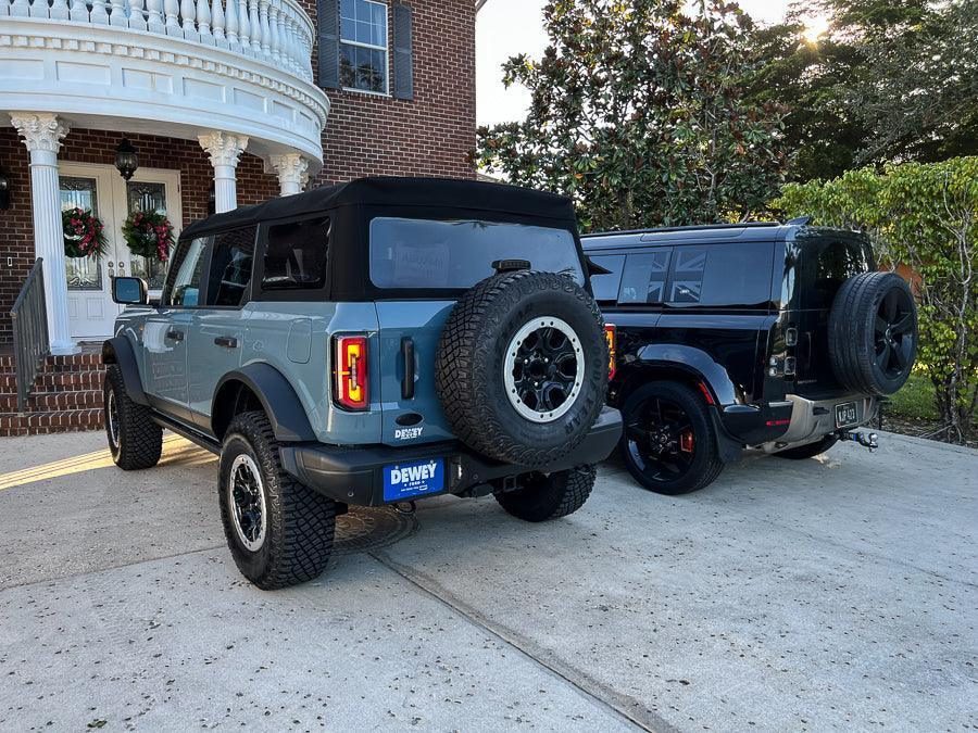 Version 1L Tail Light Overlays For 2021+ Bronco (w/ LED Taillights)