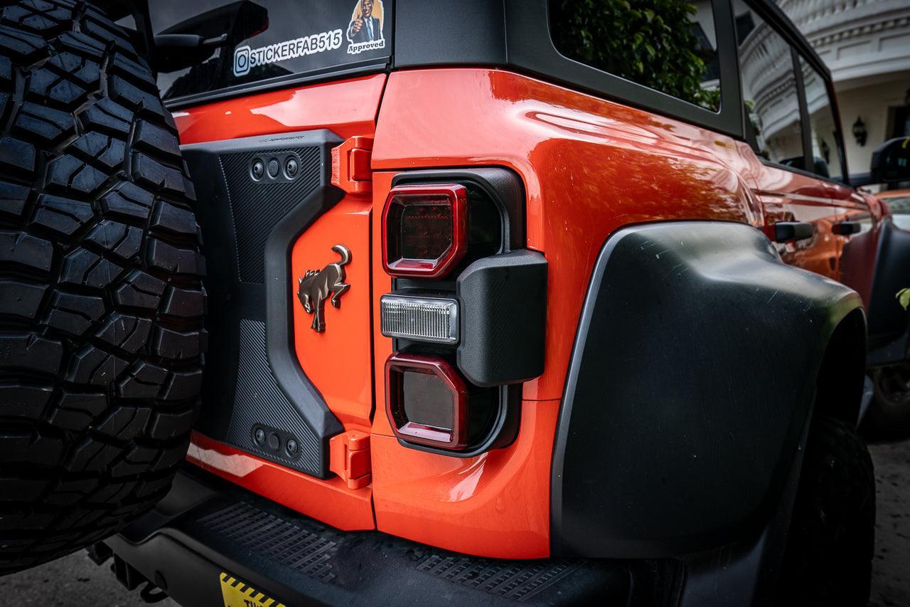 Version 1R Tail Light Overlays For 2021+ Bronco Raptor
