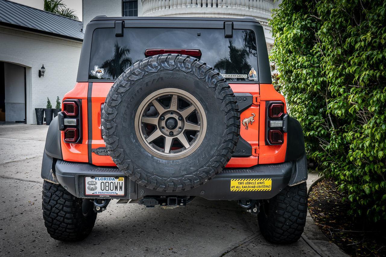 Version 1R Tail Light Overlays For 2021+ Bronco Raptor