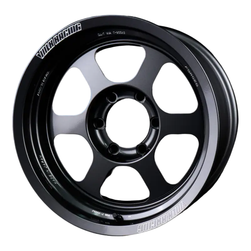 Front view of Volk Racing TE37XT M-Spec wheel in dark gunmetal, featuring 17x8.5 size, 6x139 bolt pattern, and -10 offset for offroad performance.