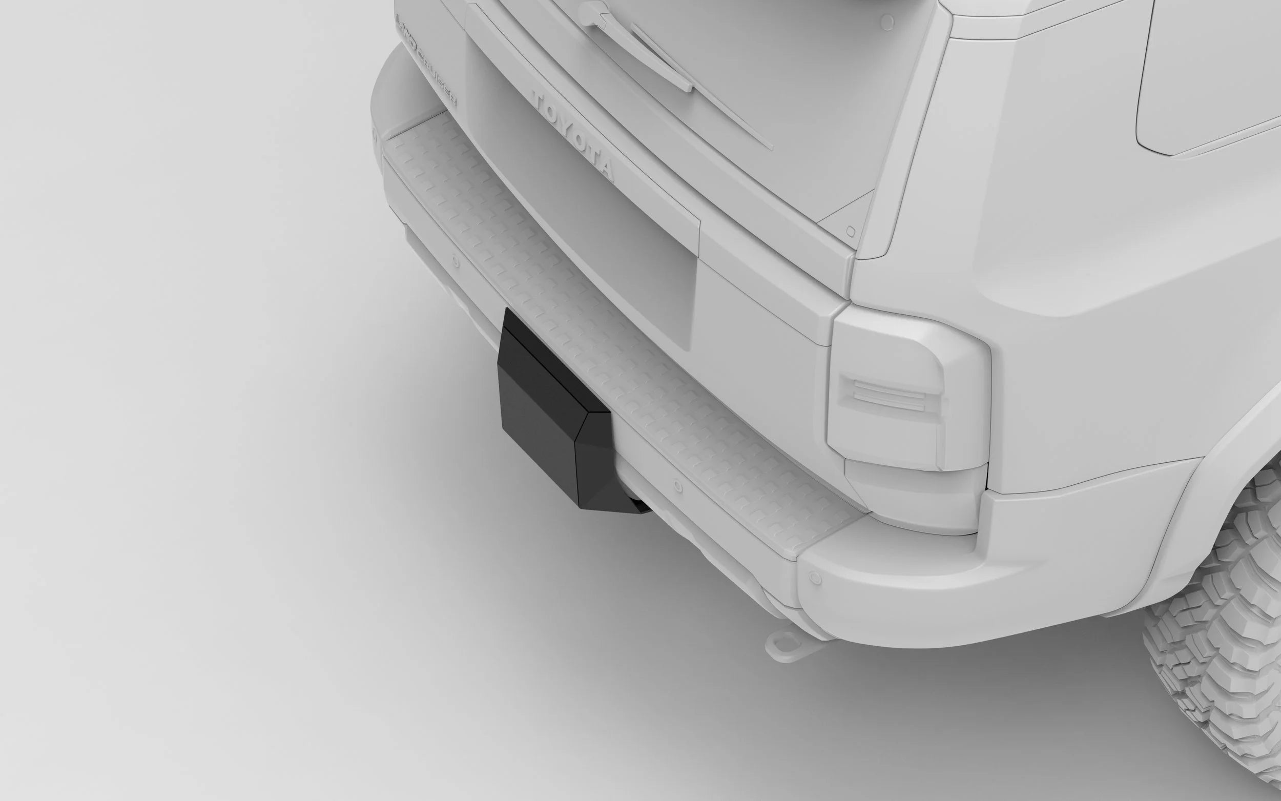 NYTOP Rear Hitch Skid Cover For 2024-Current Toyota Land Cruiser