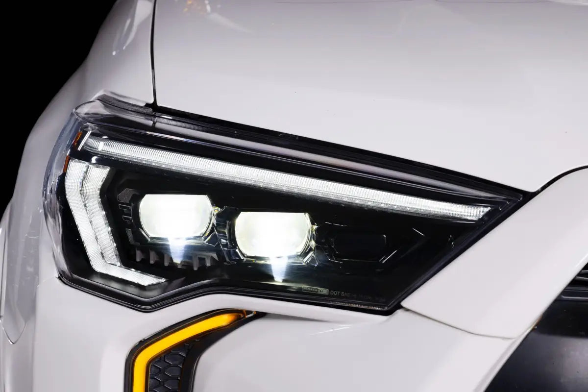 Modern XB Evo Hybrid Headlights for 14-24 4Runner with LED accents and sleek design