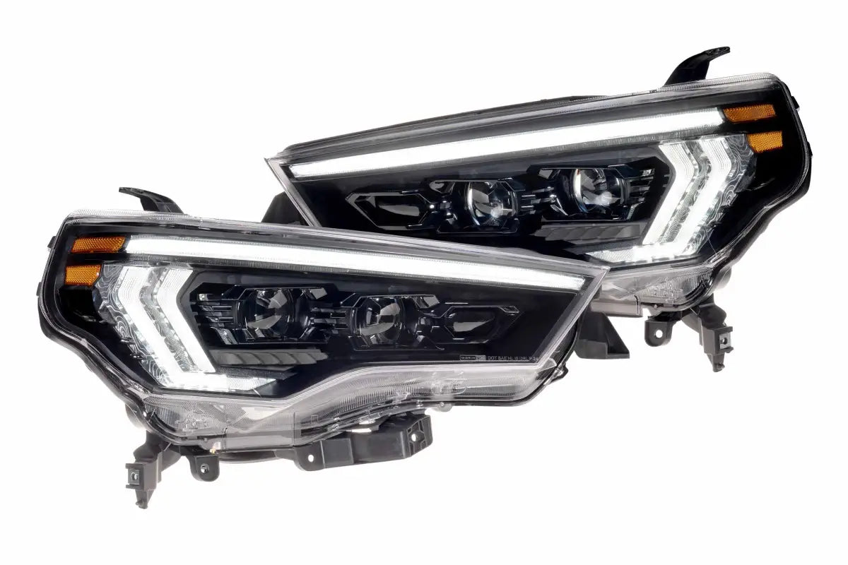 Pair of XB Evo Hybrid Headlights for 14-24 4Runner, premium hybrid headlights upgrade