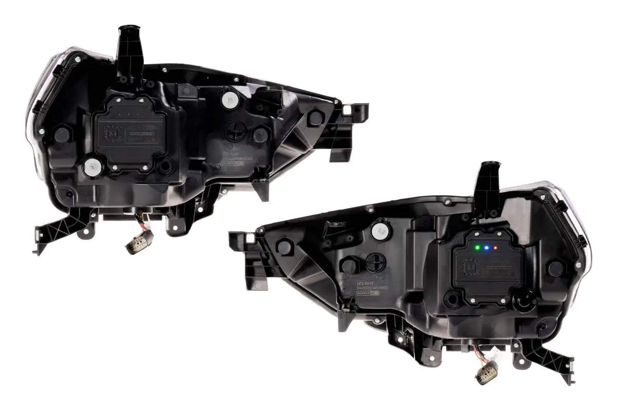 Black XB Evo Hybrid Headlights for 14-24 4Runner showcasing sleek evo hybrid headlights