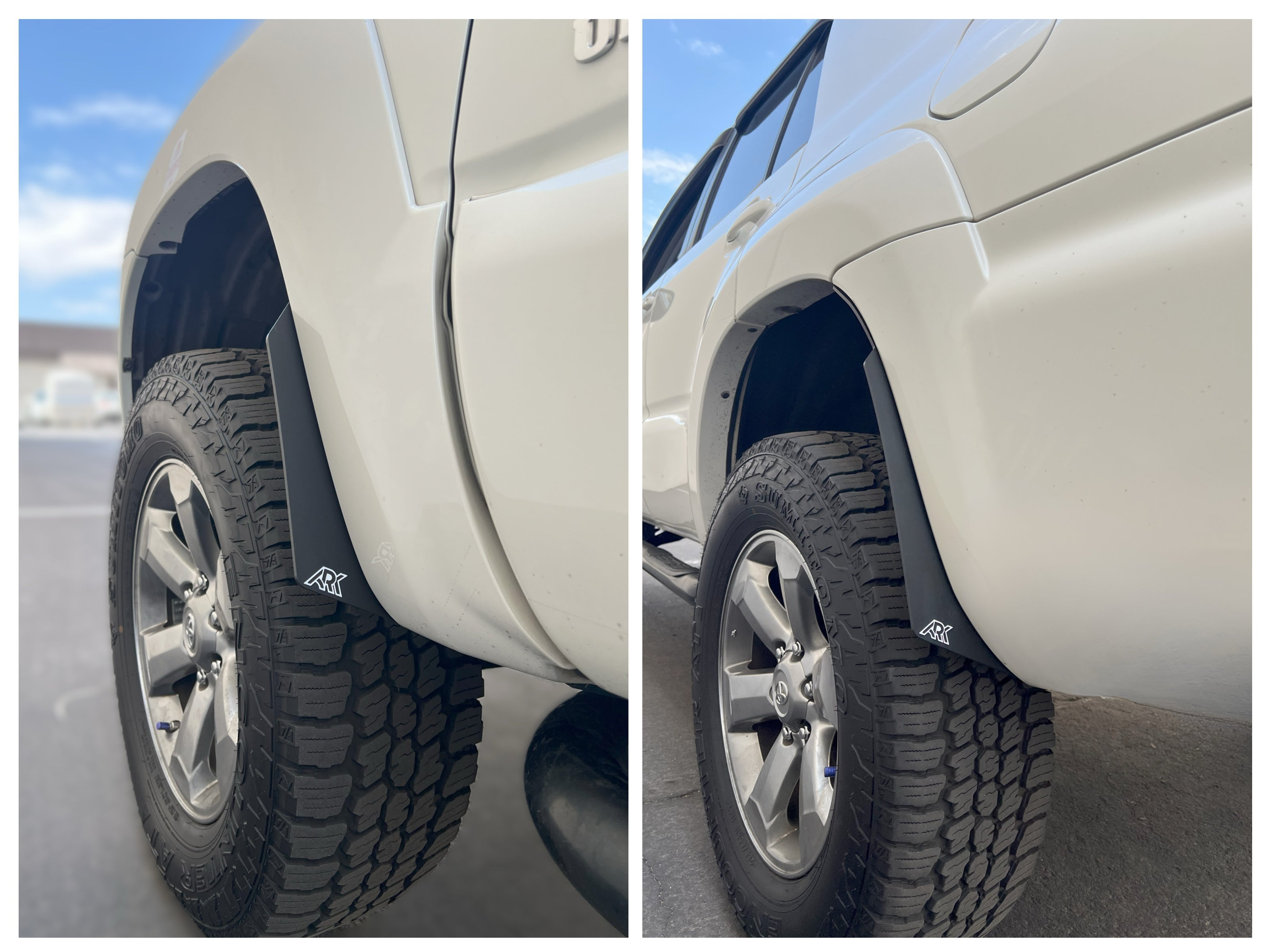 Micro Flare Mud Flap Deletes For 2006-2009 Toyota 4Runner