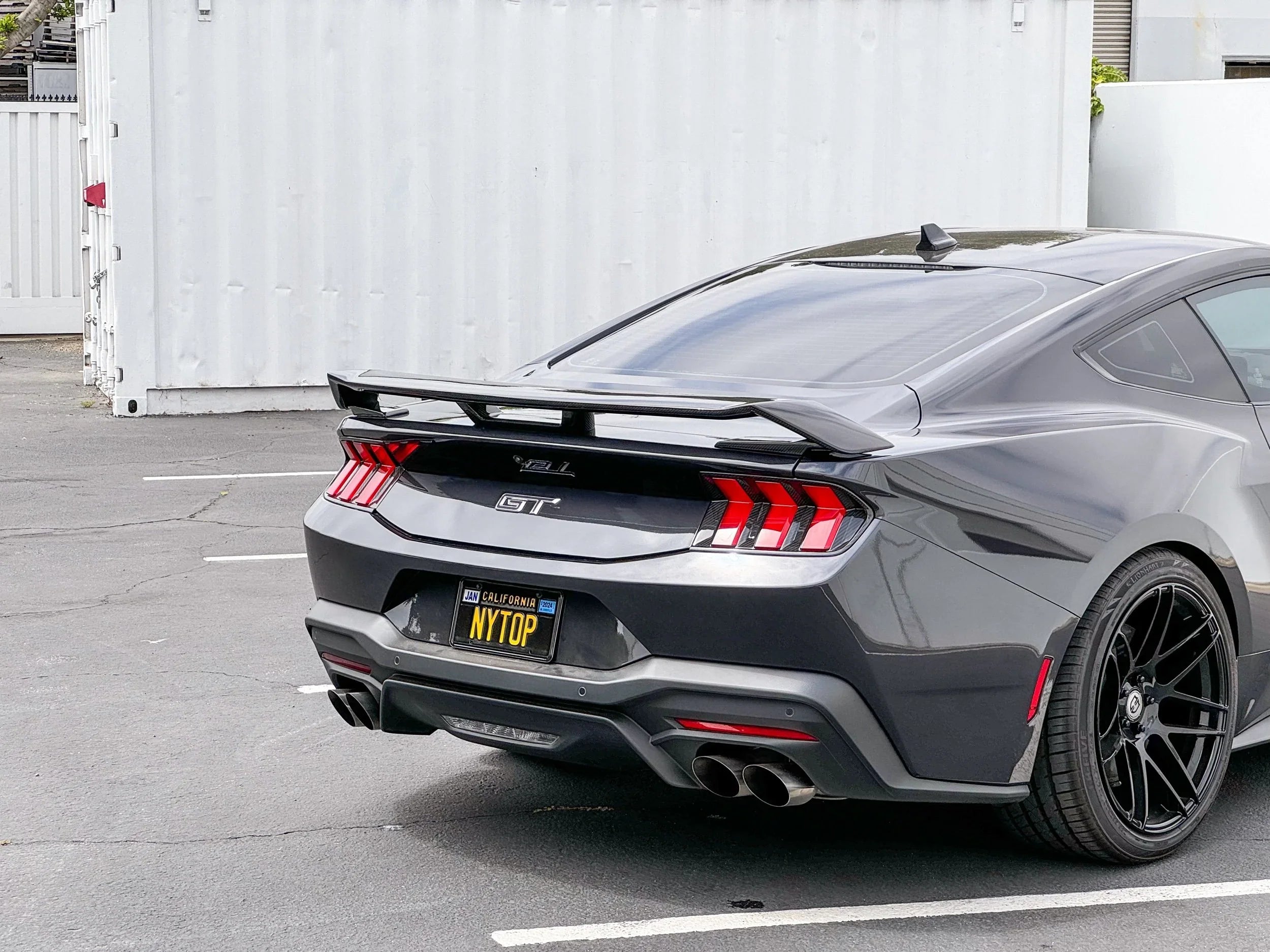 NYTOP Carbon Fiber Performance Pack Wing For 2024-Current Ford Mustang