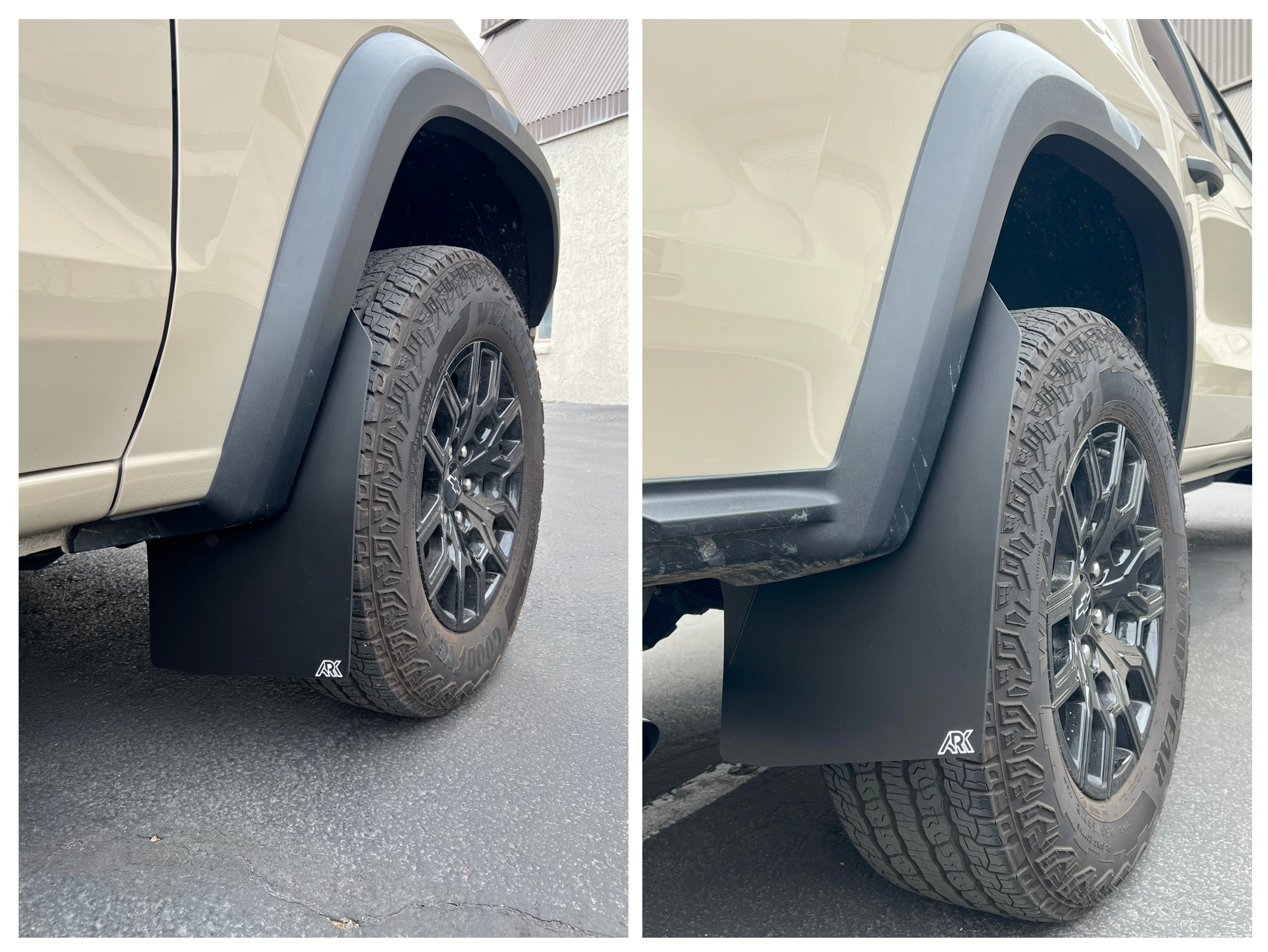 TriXPoly Mudflaps For 2023+ Chevy Colorado ZR2/Trailboss
