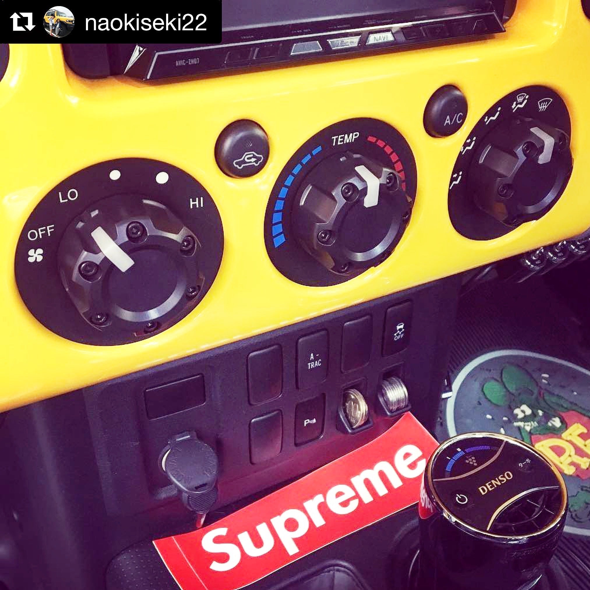 Climate Knobs (For FJ Cruiser) - VOODOO BLUE